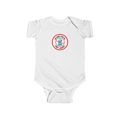 Dairy Allergy Red Logo Short Sleeve Onesie