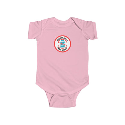 Dairy Allergy Red Logo Short Sleeve Onesie