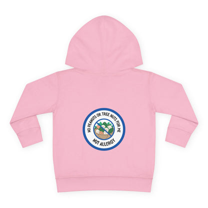 Nut Allergy Blue Logo Toddler Hoodie