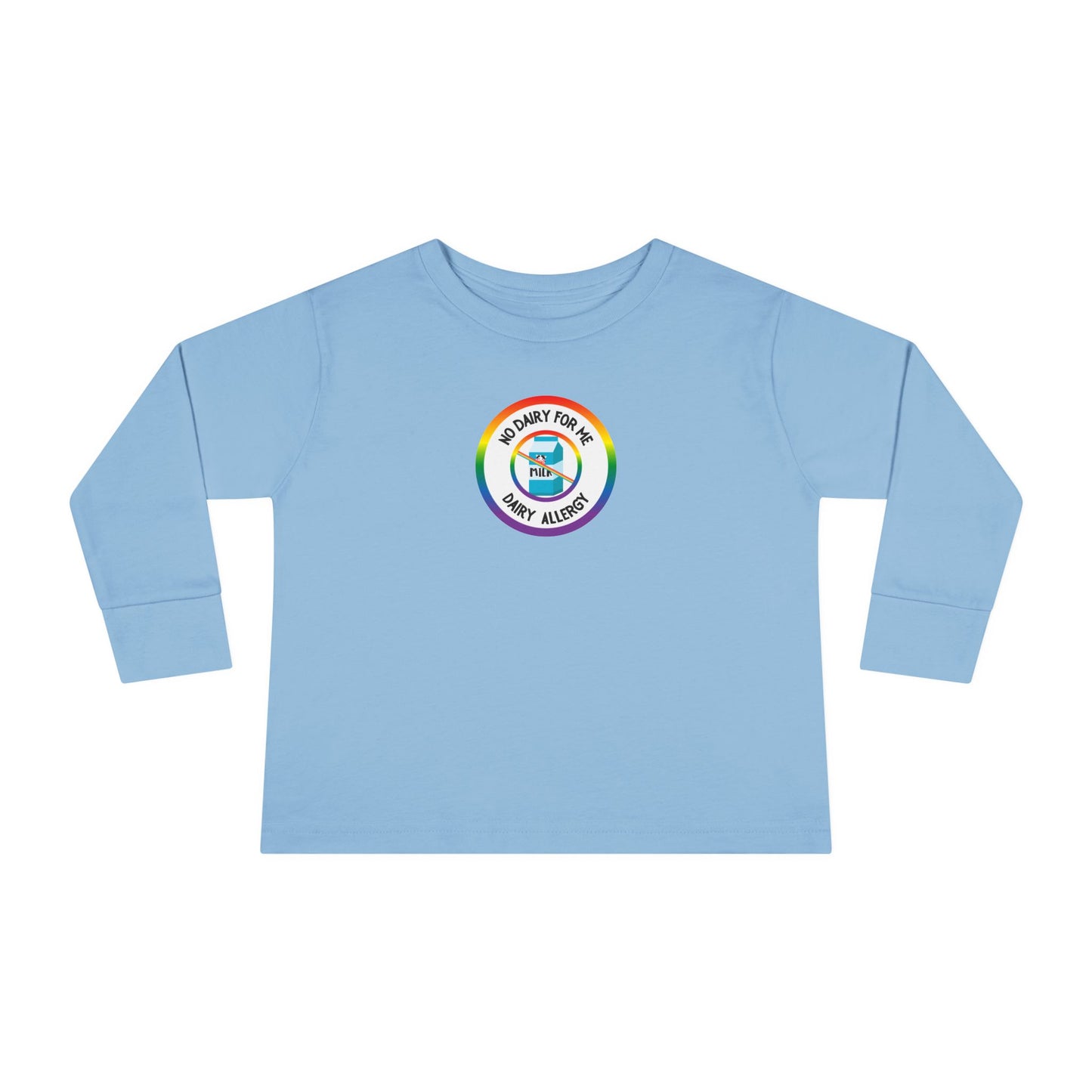 Dairy Allergy Rainbow Logo Toddler Long Sleeve