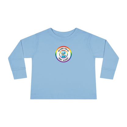 Dairy Allergy Rainbow Logo Toddler Long Sleeve