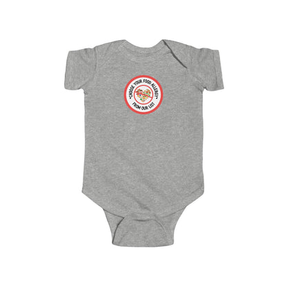 Other Food Allergies Red Logo Short Sleeve Onesie
