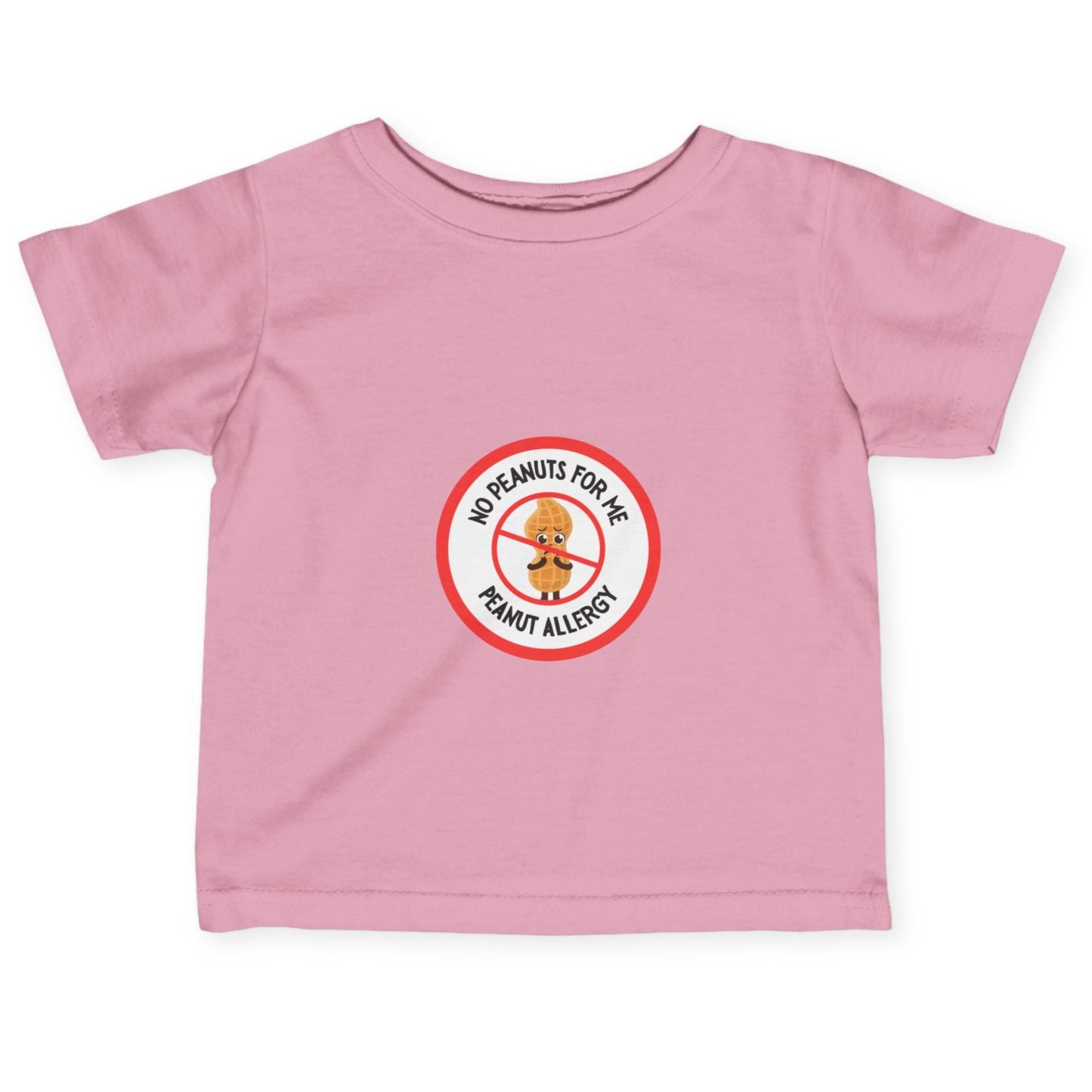 Peanut Allergy Red Logo Baby Tee