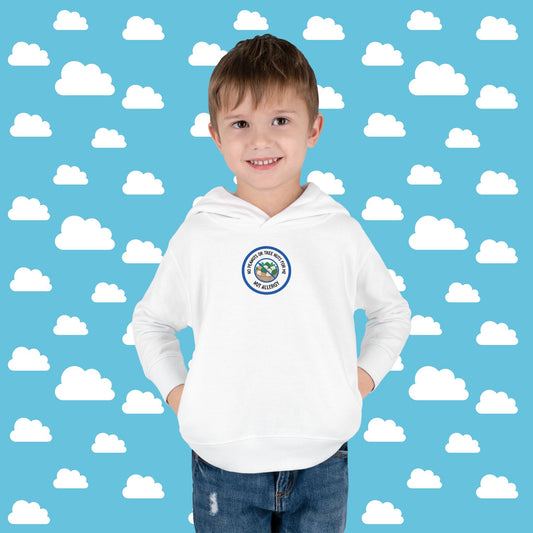 Nut Allergy Blue Logo Toddler Hoodie