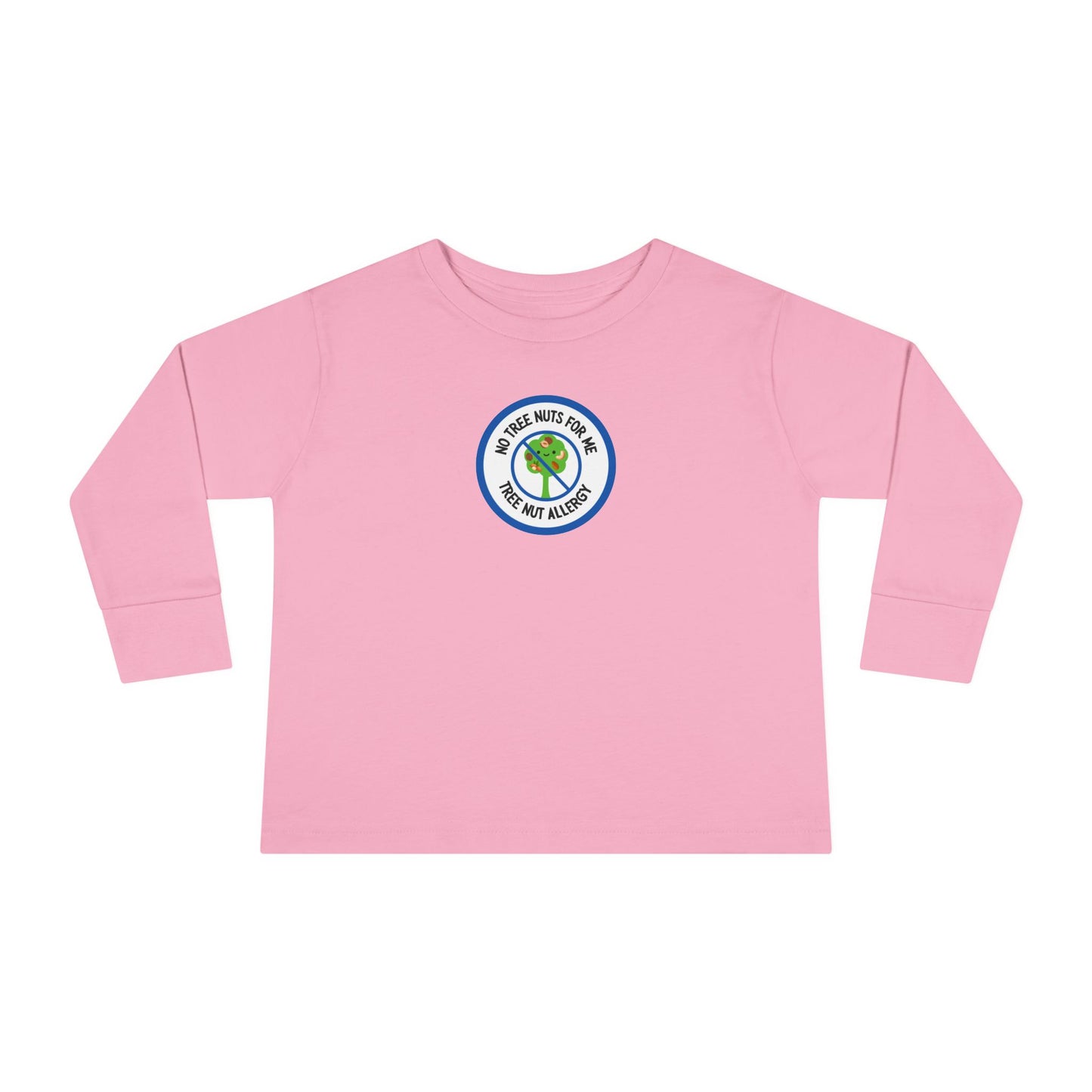 Tree Nut Allergy Blue Logo Toddler Long Sleeve