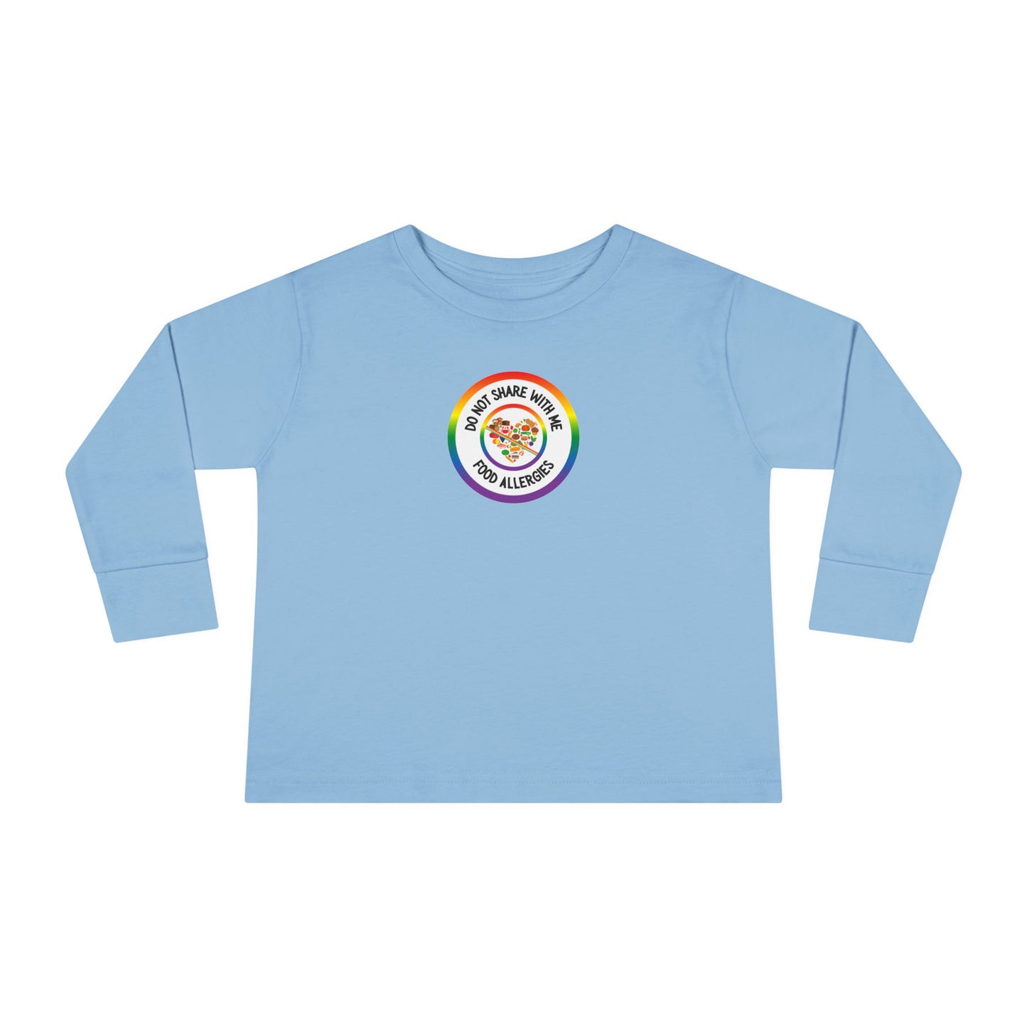 Multiple Allergies Rainbow Logo Toddler Long Sleeve
