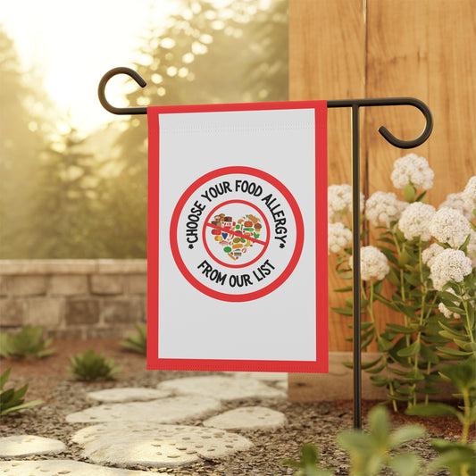 Red Logo Garden Flag