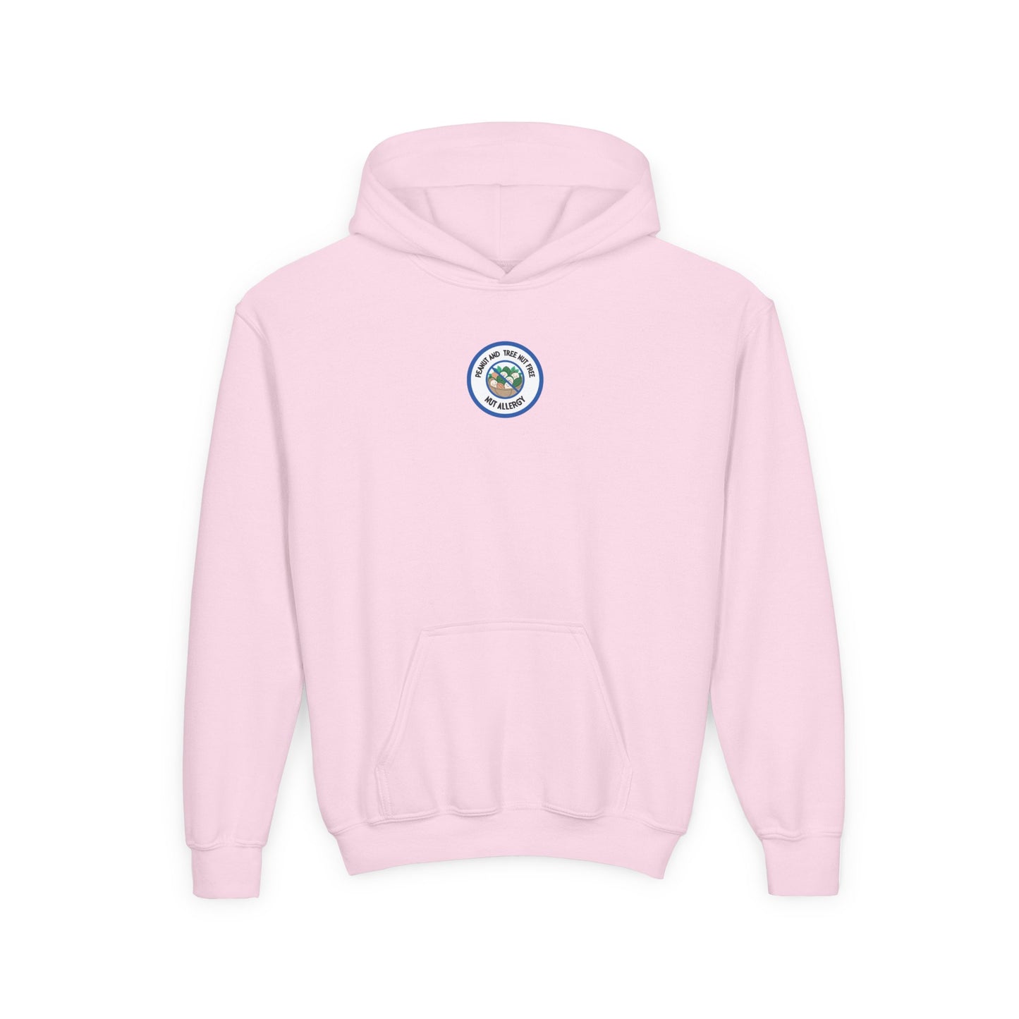 Nut Allergy Blue Logo Youth Hoodie