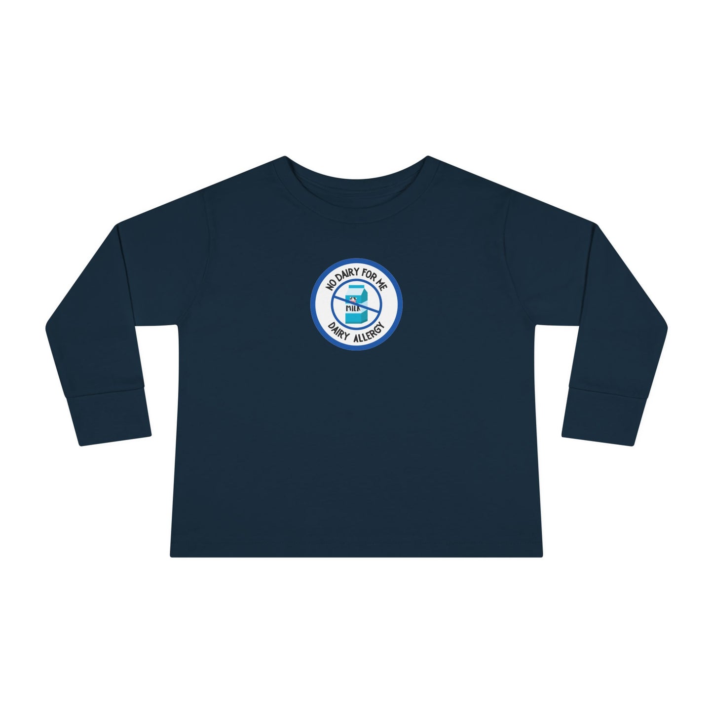Dairy Allergy Blue Logo Toddler Long Sleeve
