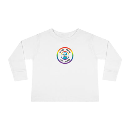 Dairy Allergy Rainbow Logo Toddler Long Sleeve