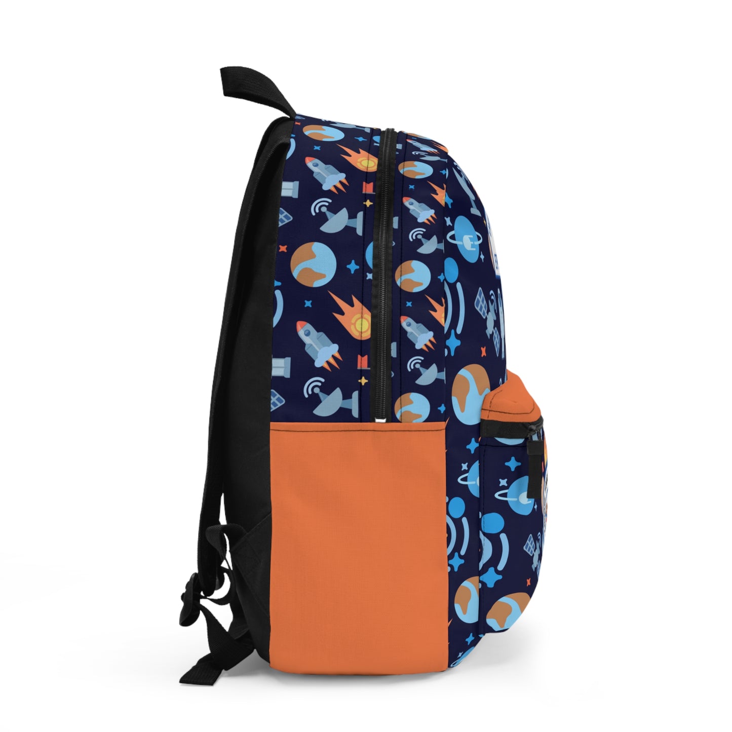 Blue and Orange Space Food Allergy Backpack