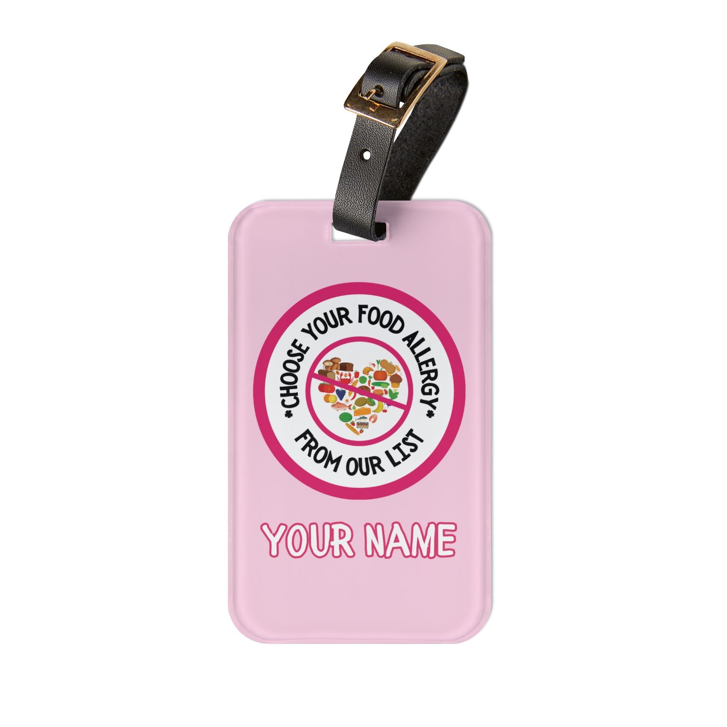 Food Allergy Bag Tag