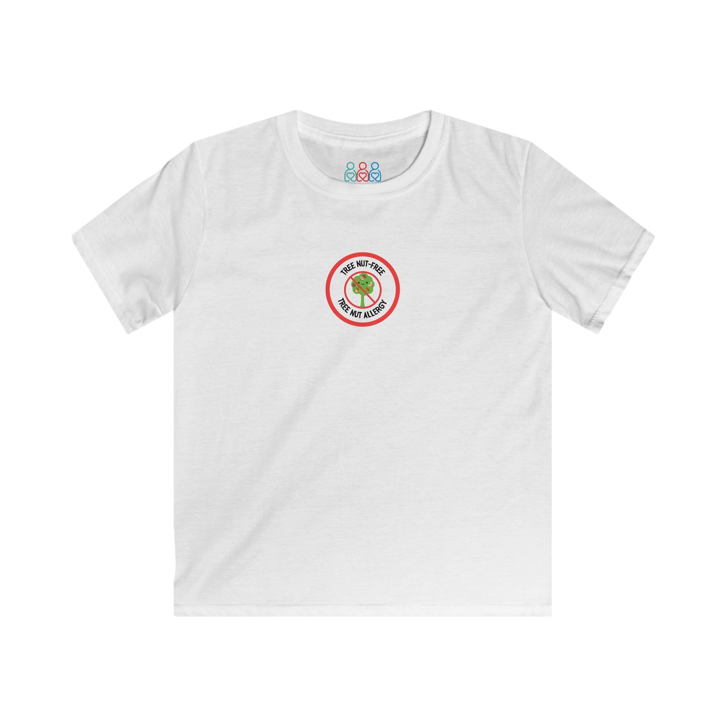 Tree Nut Allergy Red Logo Youth Tee