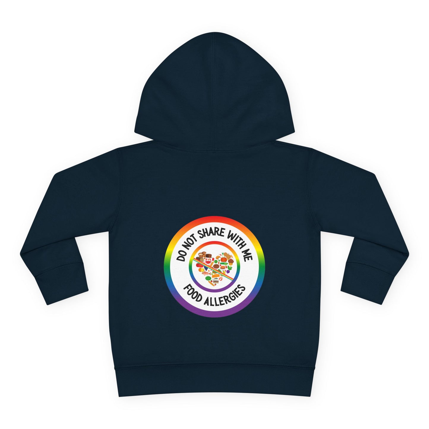 Multiple Allergies Rainbow Logo Toddler Hoodie