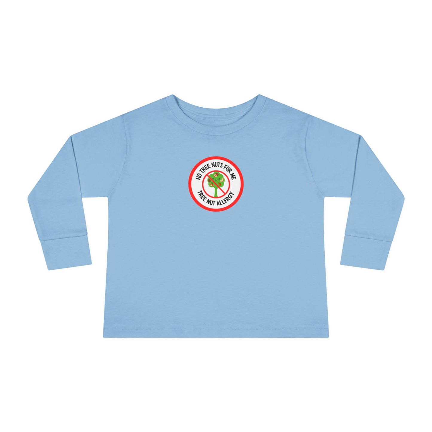 Tree Nut Allergy Red Logo Toddler Long Sleeve