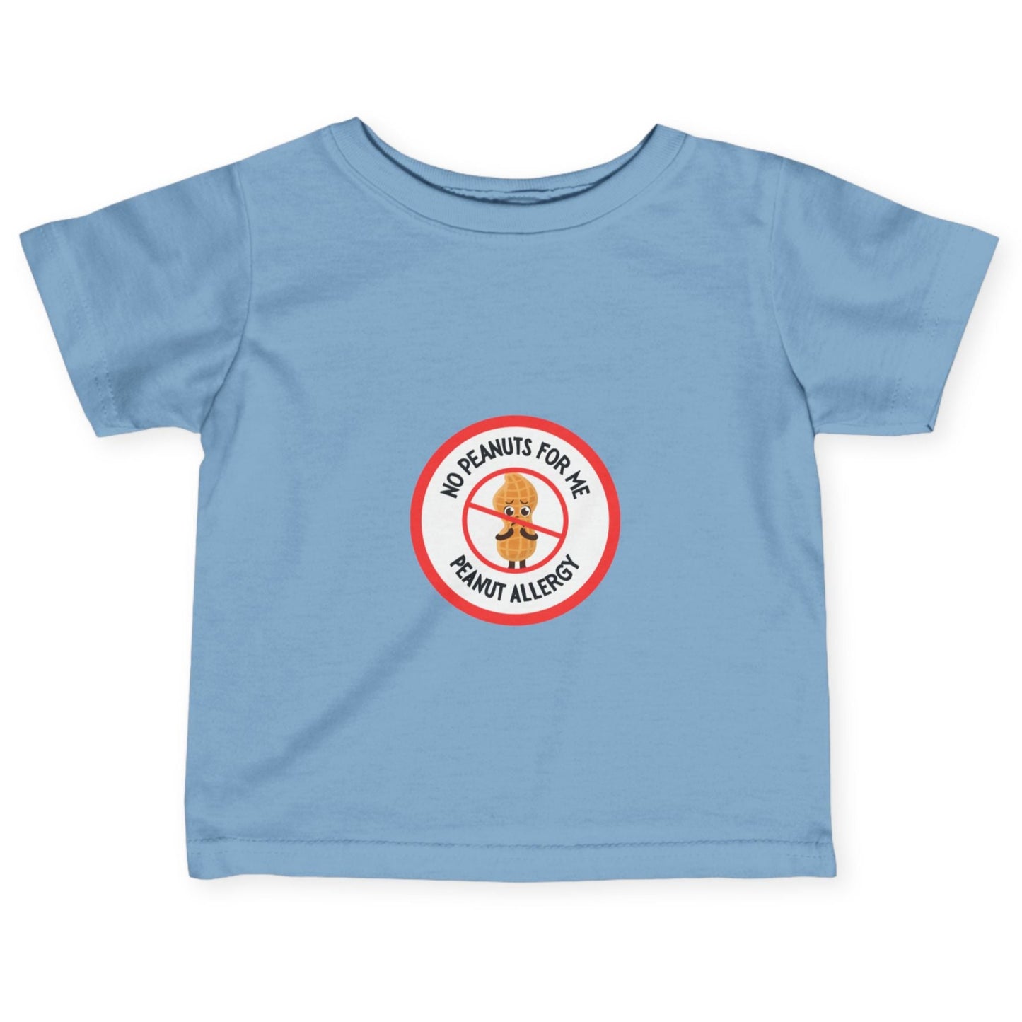 Peanut Allergy Red Logo Baby Tee