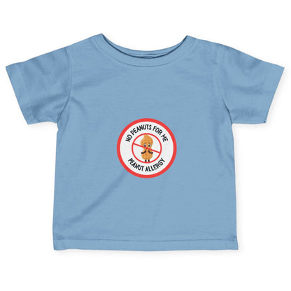 Peanut Allergy Red Logo Baby Tee