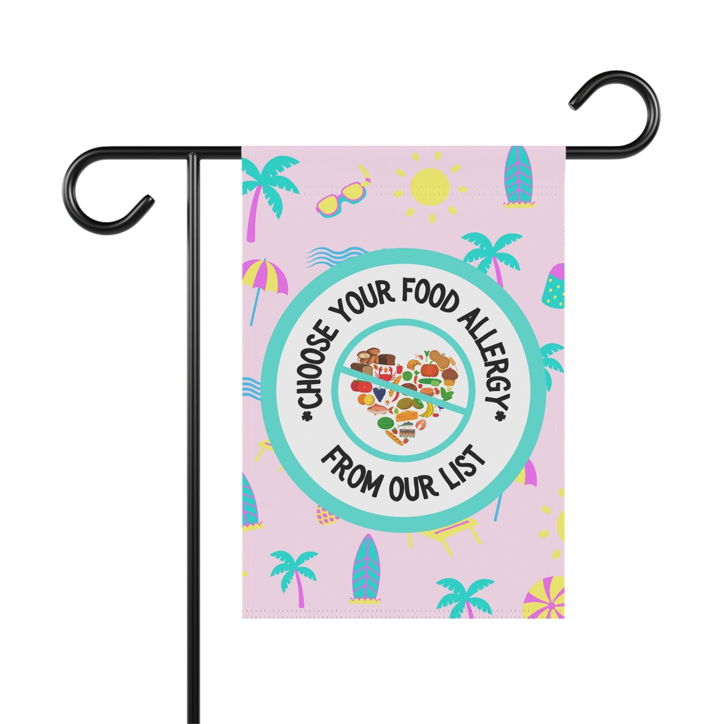 Pink Summer Garden Flag
