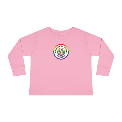 Nut Allergy Rainbow Logo Toddler Long Sleeve