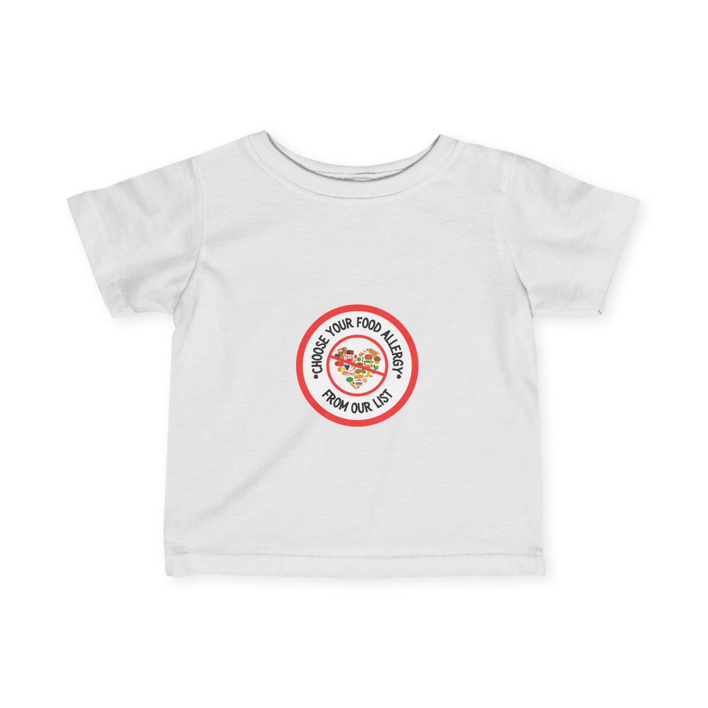 Other Food Allergies Red Logo Baby Tee