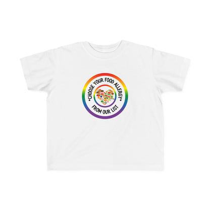Other Food Allergies Rainbow Logo Toddler Tee