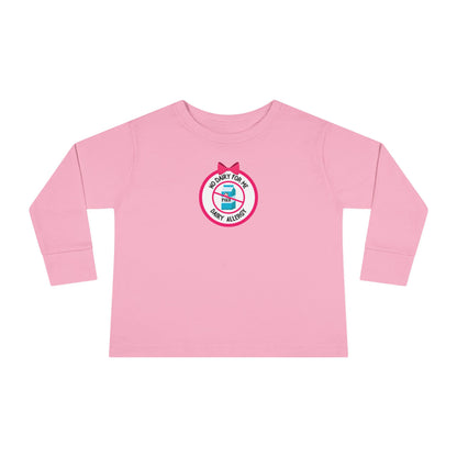 Dairy Allergy Pink Logo Toddler Long Sleeve