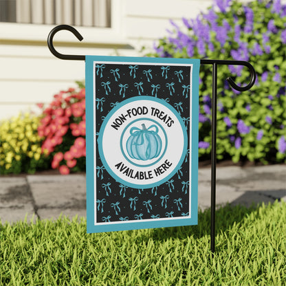 Allergy-Friendly Halloween Garden Flag – Food Allergy Awareness Yard Sign for Safe, Non-Food Treats