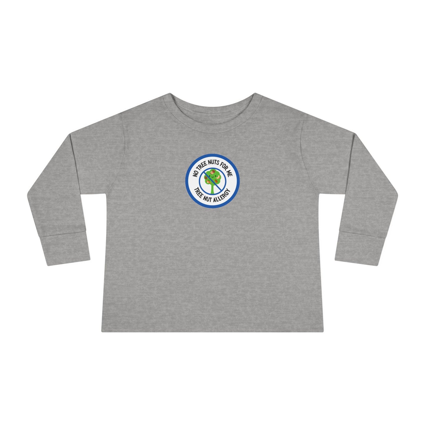 Tree Nut Allergy Blue Logo Toddler Long Sleeve