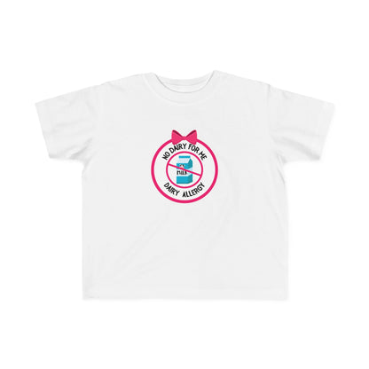 Dairy Allergy Pink Logo Toddler Tee