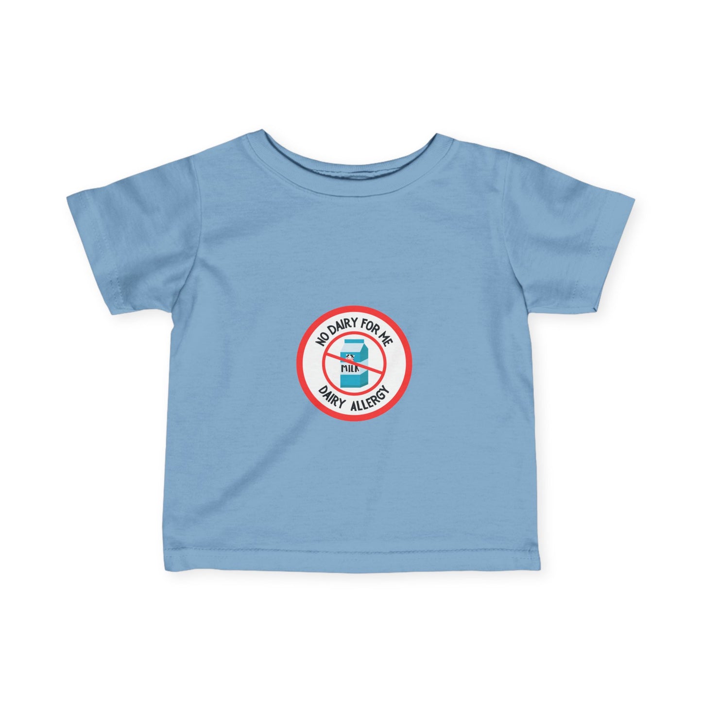 Dairy Allergy Red Logo Baby Tee