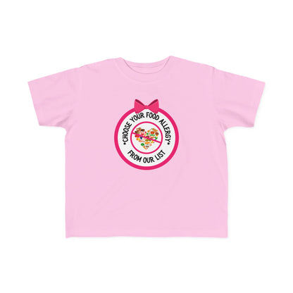 Other Food Allergies Pink Logo Toddler Tee