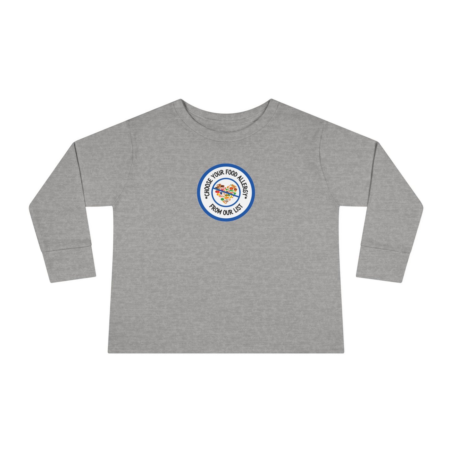 Other Food Allergies Blue Logo Toddler Long Sleeve