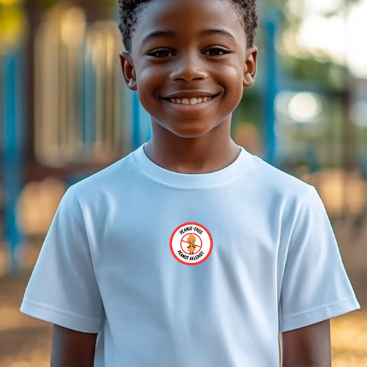 Peanut Allergy Red Logo Youth Tee