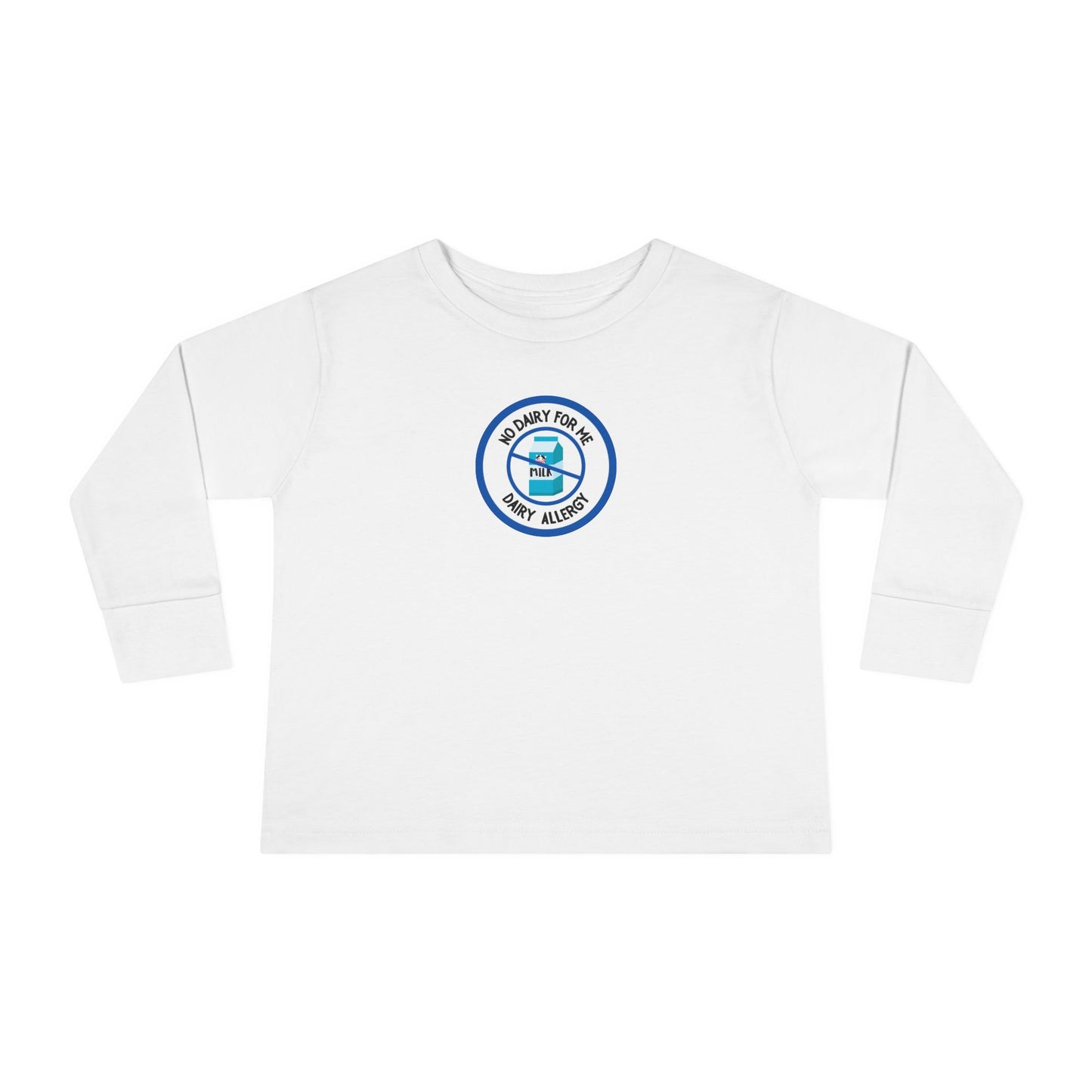 Dairy Allergy Blue Logo Toddler Long Sleeve