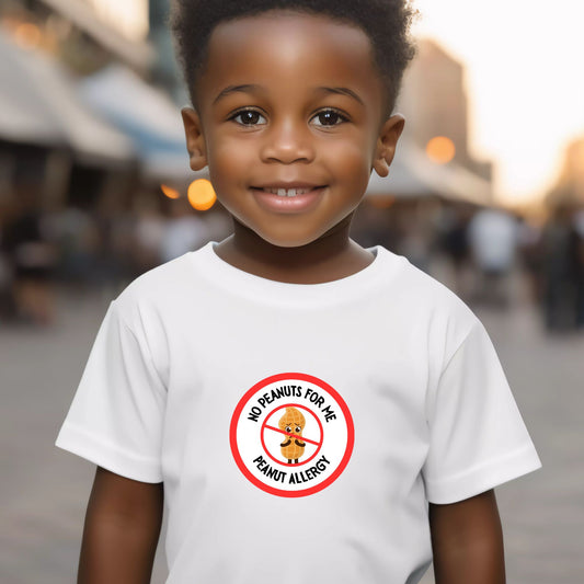 Peanut Allergy Red Logo Toddler Tee