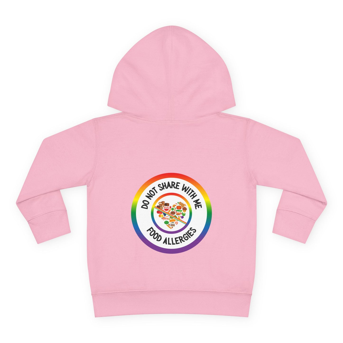 Multiple Allergies Rainbow Logo Toddler Hoodie