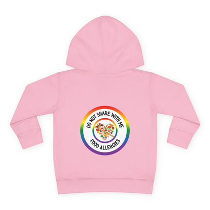 Multiple Allergies Rainbow Logo Toddler Hoodie