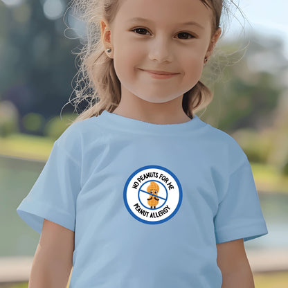 Peanut Allergy Blue Logo Toddler Tee