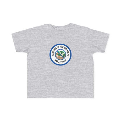Nut Allergy Blue Logo Toddler Tee