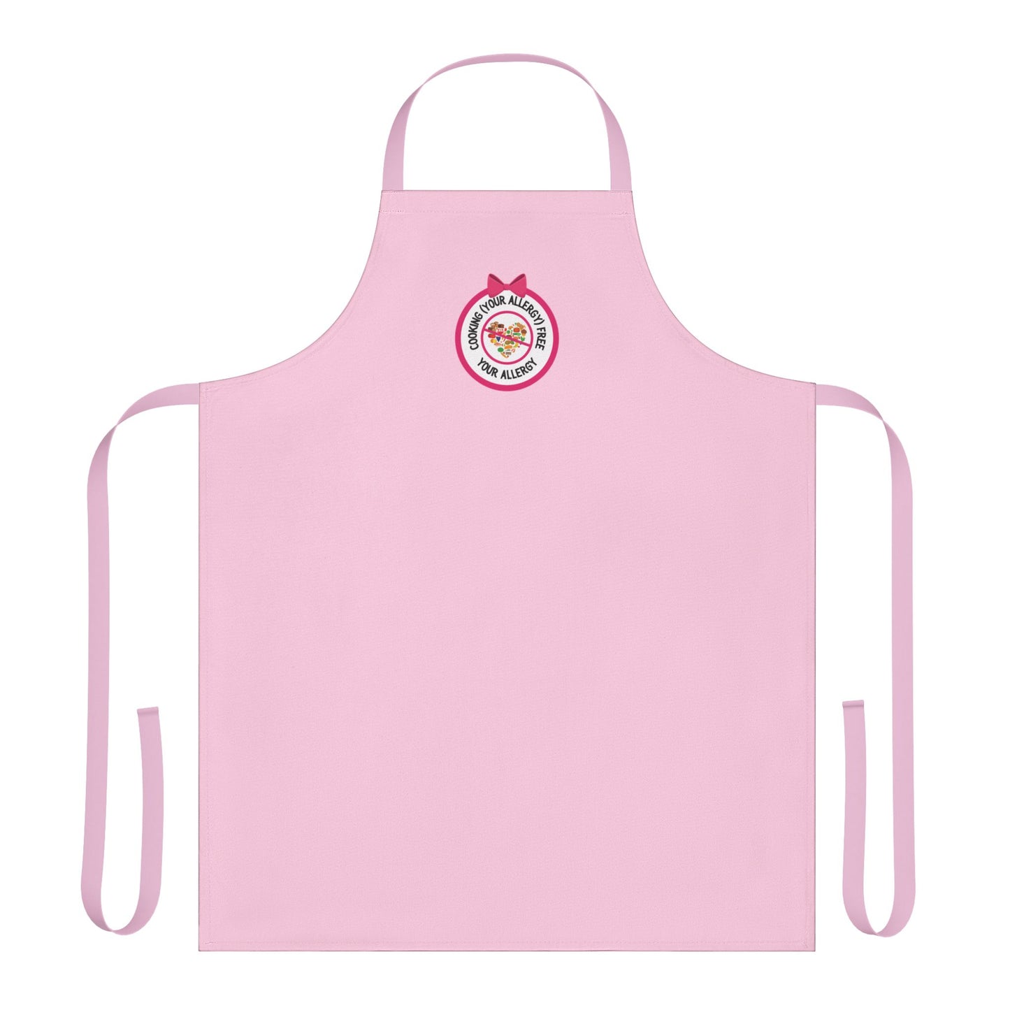 Pink Logo Food Allergy Apron