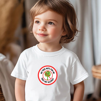 Tree Nut Allergy Red Logo Toddler Tee