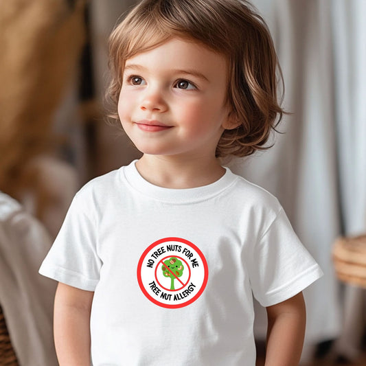 Tree Nut Allergy Red Logo Toddler Tee