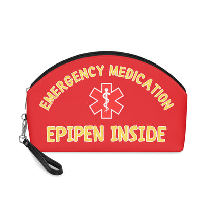 Red Emergency Medication Epipen Bag