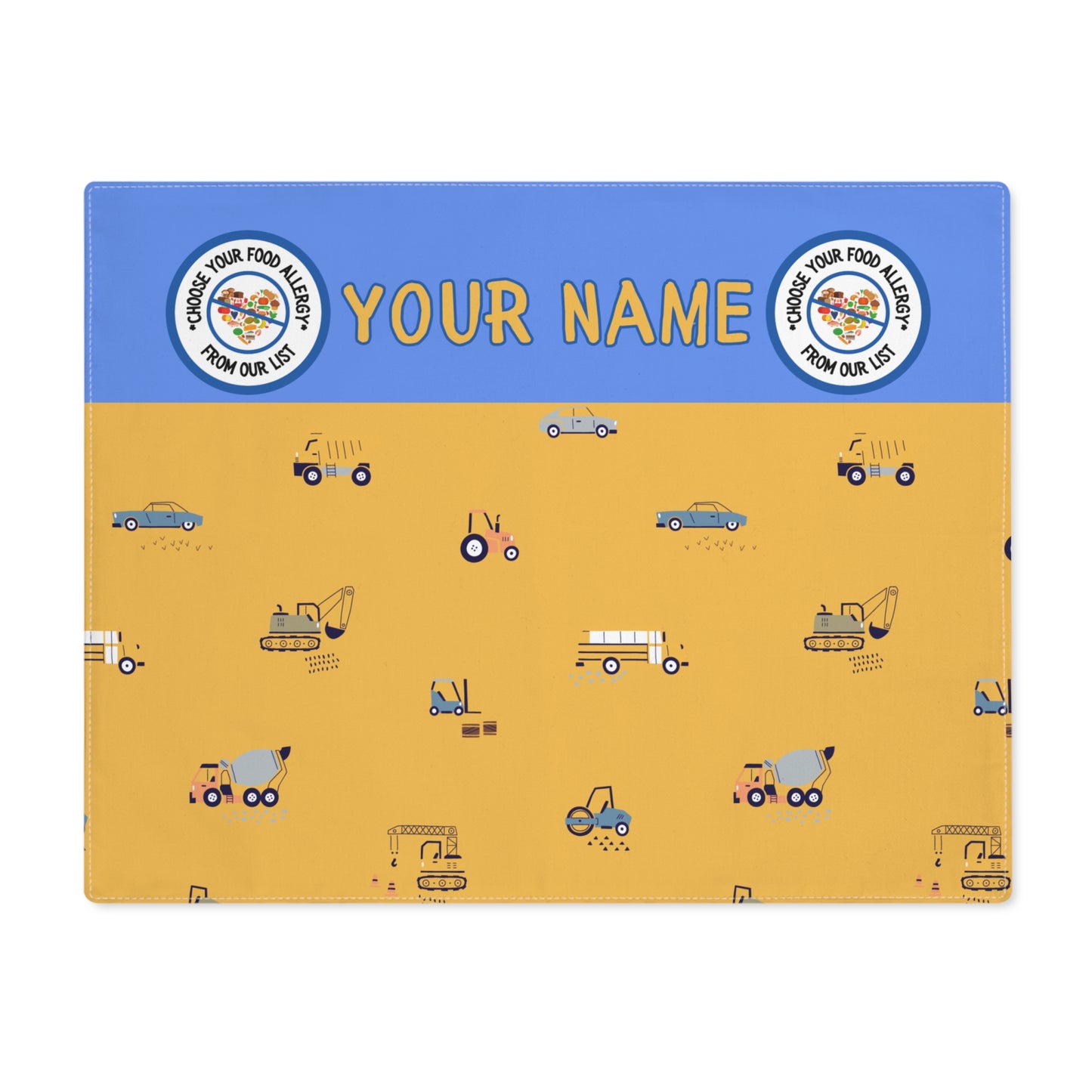 Trucks Placemat, 1 pc