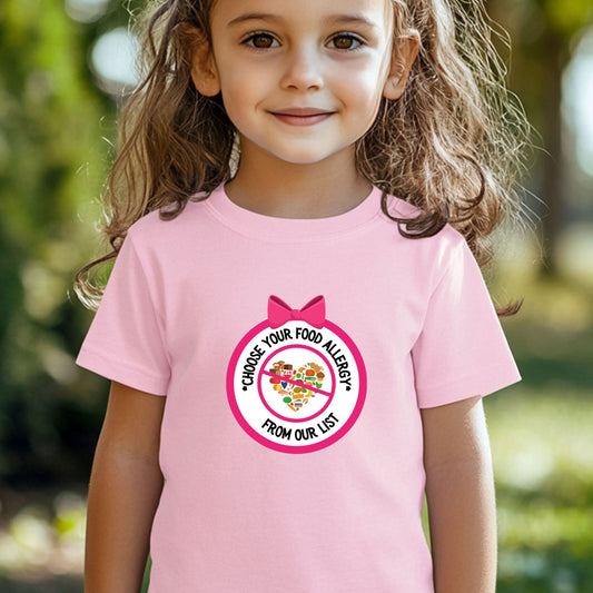 Other Food Allergies Pink Logo Toddler Tee