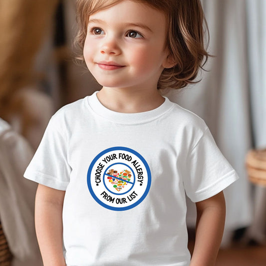 Other Food Allergies Blue Logo Toddler Tee