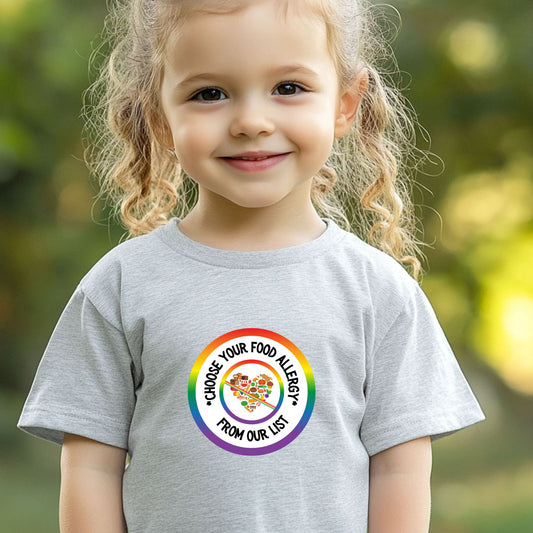 Other Food Allergies Rainbow Logo Toddler Tee
