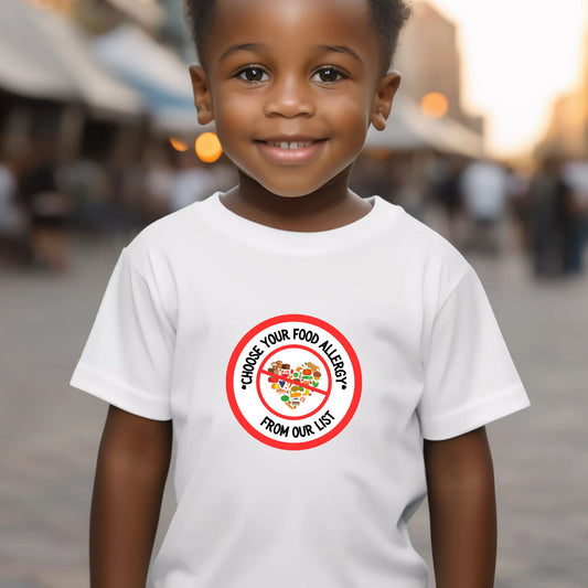Other Food Allergies Red Logo Toddler Tee