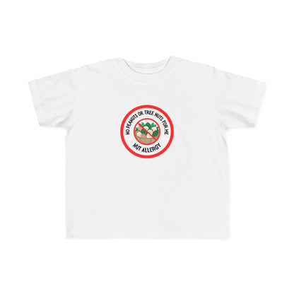 Nut Allergy Red Logo Toddler Tee