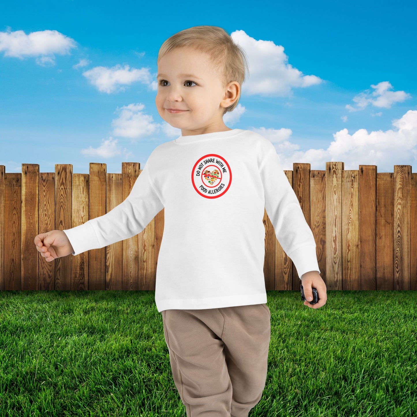 Multiple Allergies Red Logo Toddler Long Sleeve